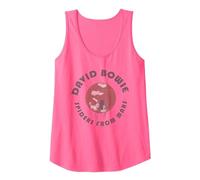 David Bowie - Spiders Tank Top, Women, Neon Pink, Medium