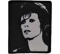David Bowie Standard Patch (One Size) (Black/White)