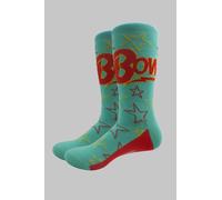 David Bowie Stars Outline Socks