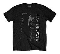 David Bowie T Shirt Distorted Photo Logo Official Mens Black L
