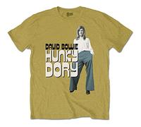(L, Mustard) David Bowie Hunky Dory Stance T Shirt