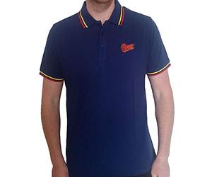 David Bowie - T-Shirt # M Unisex Blue # Flash Logo