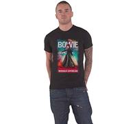 David Bowie T Shirt Moonage Daydream Fade Official Unisex Black M