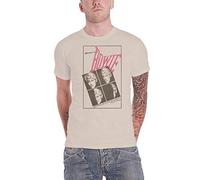 David Bowie T Shirt Serious Moonlight Tour 1983 Logo Official Mens Off White M