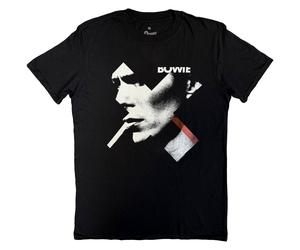 David Bowie T Shirt X Smoking portrait Red new Official Mens Black