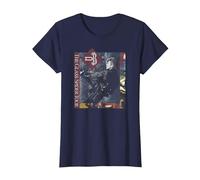 David Bowie - The Glass Spider Tour T-Shirt, Women, Navy Blue, Medium