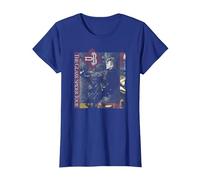 David Bowie - The Glass Spider Tour T-Shirt, Women, Royal Blue, Small