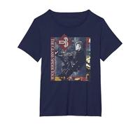 David Bowie - The Glass Spider Tour T-Shirt, Women's Plus, Navy Blue, 5X