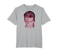 David Bowie - The Prettiest Star T-Shirt, Men's Big and Tall, Heather Grey, 3X Tall