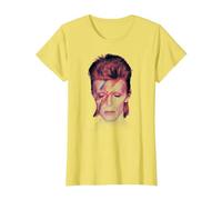 David Bowie - The Prettiest Star T-Shirt, Women, Lemon Yellow, Large
