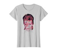 David Bowie - The Prettiest Star T-Shirt, Women, Silver Grey, Medium