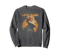 David Bowie - Triangle Sweatshirt, Adult Unisex, Dark Heather Grey, X-Large