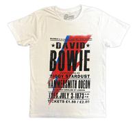 David Bowie - tshirt - Unisex - Short Sleeves - X-Large - J500z