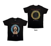 David Bowie T Shirt LiveandWell.com Back Print new Official Mens Black