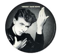 David Bowie Turntable Mat (Heroes Design) Record Slip Mat for Mixing, DJ Scratching and Home Listening - Official Merchandise