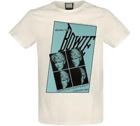 David Bowie Unisex T-Shirt Serious Moonlight Quad Vintage White (XL)