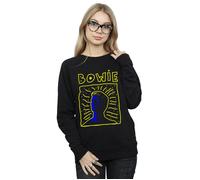 David Bowie Women's 90s Frame Sweatshirt in Black | Size: Small David Bowie Black S