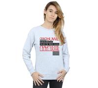 David Bowie Women's Black Tie White Noise Sweatshirt in Grey | Size: XL David Bowie Grey XL