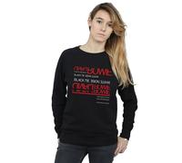 David Bowie Women's Black Tie White Noise Sweatshirt | Size: 2XL David Bowie Black 2XL