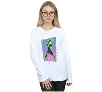 David Bowie Women's Moonlight Dance Sweatshirt in White | Size: 2XL David Bowie White 2XL