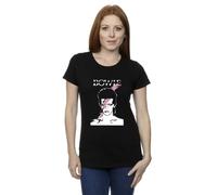 David Bowie Women's Pink Flash Cotton T-Shirt in Black | Size: Medium David Bowie Black M