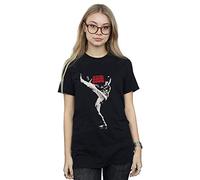 David Bowie Women's The Man Who Sold The World Boyfriend Fit T-Shirt Black Medium
