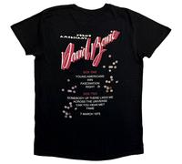 David Bowie Young Americans Back Print T-Shirt in Black | Size: Large David Bowie Black L