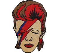 David Bowie Ziggy Face Patch (One Size) (Red/Brown/Black)