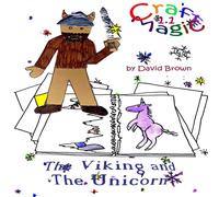 David Brown The Viking & The Unicorn Paperback Book David Brown Multicolor