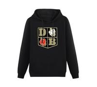 David Brown Various Tractor Enthusiast Hoody Unisex Ptinted Hoodies Long Sleeve Men's Hooded with Pocket Black M
