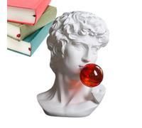 David Bust, Bust Decoration | Gr ust w Sculpture of David Blowing Bubbles Unique | Decorative Desktop Art Statues, Our David Bust Brings Creativity and Artistic Sense to Any Living Space