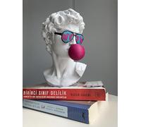 David Bust Woow Pop Art Michellangelo's David Sculpture 25 cm Hand Painted