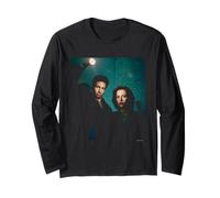 David Duchovny Gillian Anderson The X-Files Michael Grecco Long Sleeve T-Shirt