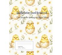 David: Easter Lined Notebook: A Cute Design for Writing and Notes Taking| 100 Lined Pages | 8.25 x 11 Inches