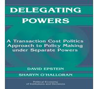 David Epstein Delegating Powers Hardcover Book David Epstein Multicolor