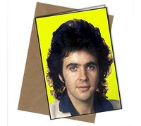 David Essex Classic Icon Yellow Background A5 Birthday Card | Envelope Included | Blank Inside | Unique Design | Personalised Free of Charge