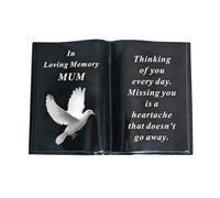 David Fischhoff Black Memorial Grave Dove Book Ornament - Mum David Fischhoff Black