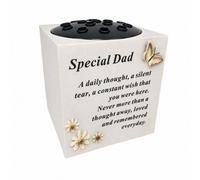 David Fischhoff David Fischoff Cream Butterfly Rose Bowl - Dad