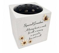 David Fischhoff David Fischoff Cream Butterfly Rose Bowl - Grandma