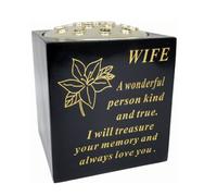 David Fischhoff Memorial Grave Black & Gold Rose Bowl - Wife David Fischhoff Black