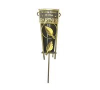 David Fischhoff Memorial Grave Metal Spike Flower Vase - Partner in Black David Fischhoff Black