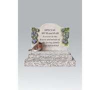 David Fischhoff Mum & Dad Memorial Graveside Robin Plaque Remembrance Ornament Grave Tribute