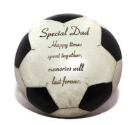 David Fischhoff Special Dad Football Memorial Item, Stone, Cream/Black