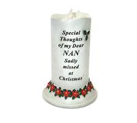 David Fischhoff Special Thoughts Memorial Graveside Candle - Choice of Relative (Dear Nan)