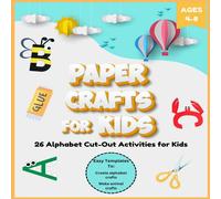David Fletcher Paper Crafts for Kids Ages 4-8: 26 Alphabet Cut-Out Activities for David Fletcher Multicolor