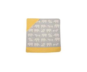 David Fussenegger 67289738 Juwel Baby Blanket with Hood Zoo Grey