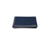 David Fussenegger Cotton Blanket 140 x 200 cm Cuddly Blanket with Decorative Stitch Soft Navy