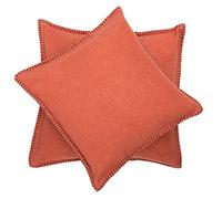 David Fussenegger Cushion Cover Terracotta Decorative Cotton Fluffy Soft 50 x 50 cm
