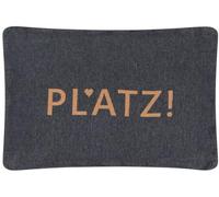 David Fussenegger Dog Cushion Cover 'Platz!' 60 x 90 cm Anthracite