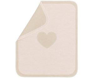 David Fussenegger - Juwel Baby Blanket 70x90 cm Heart, Light Pink - Pink